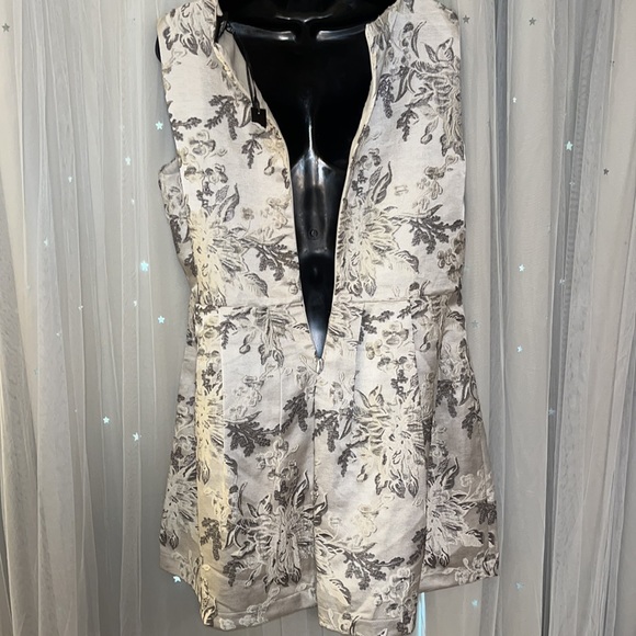 NWT Fully lined Allen B. tapestry embroidered summer dress Size XL #10180 - Picture 6 of 7